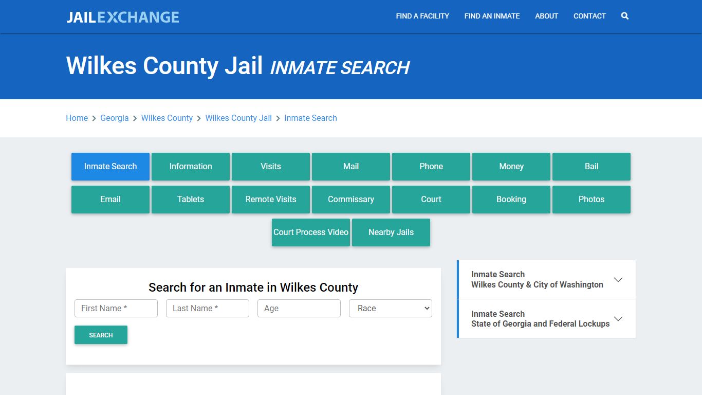 Wilkes County Jail, GA Inmate Search: Roster & Mugshots