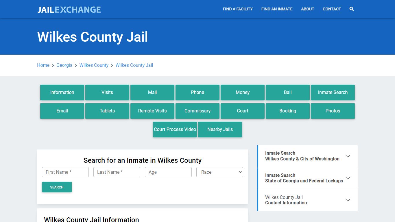 Wilkes County Jail Roster Lookup, GA, Inmate Search